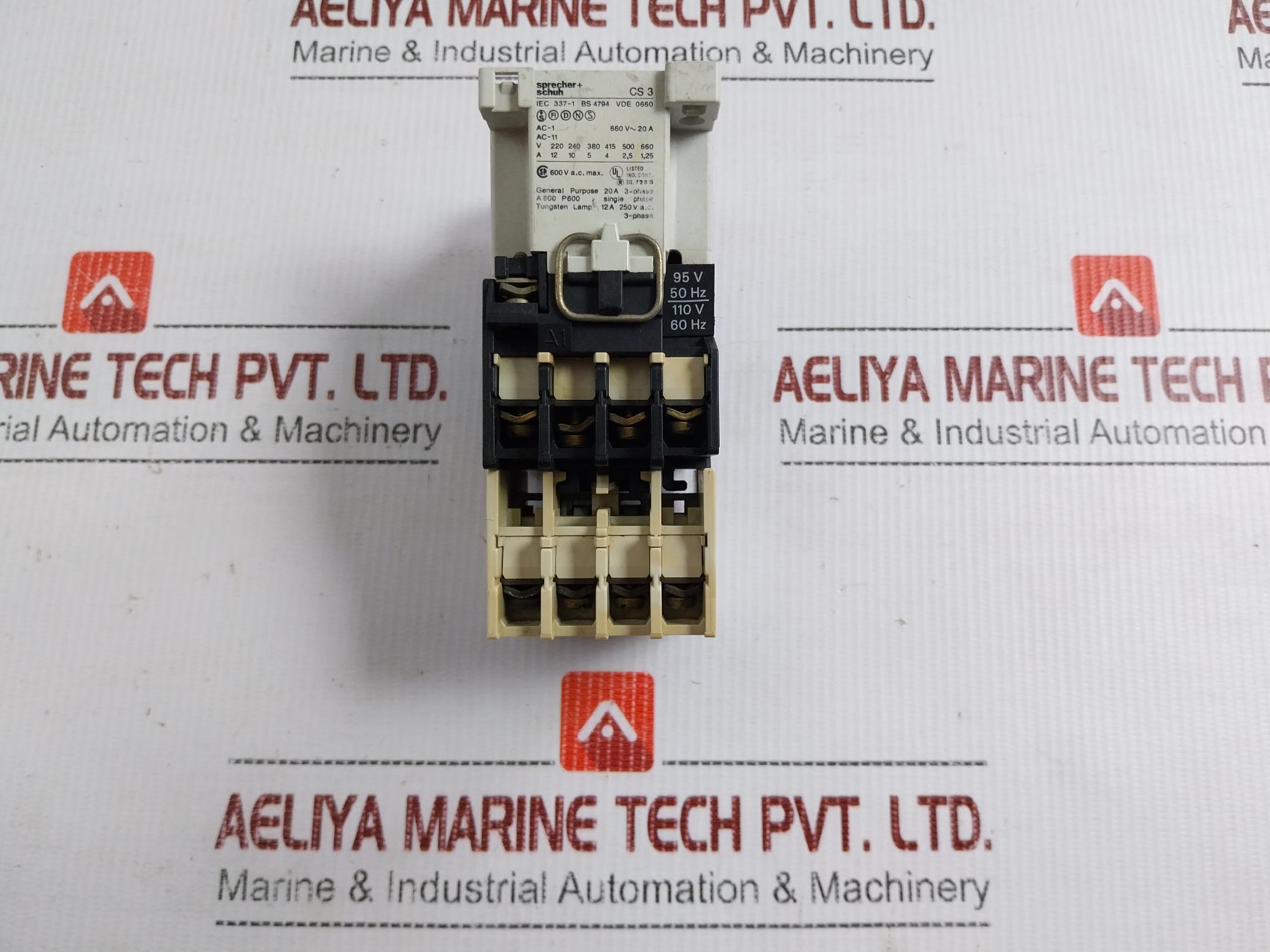 Contact-Block-95V-50Hz-110V-60Hz-10-Amps-Sprecher-Schuh-Cs-3-209526-8