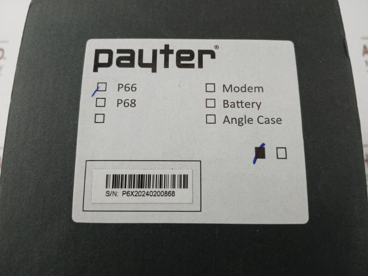 Contactless Only Terminal P6X V05 Payter