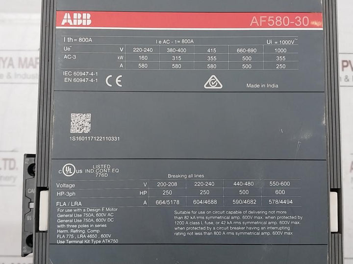 Contactor-100-250V-50-60Hz-IP20-Abb-AF580-30-210770-15