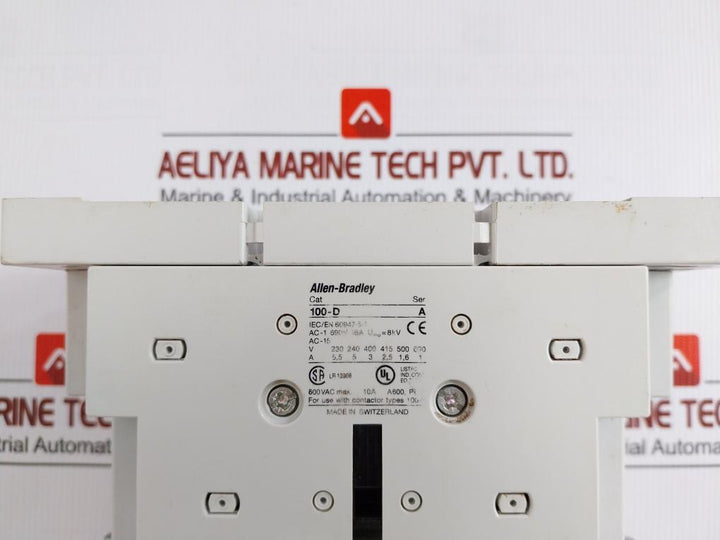 Contactor 100-d180 Ei Allen-bradley 1000V 250A 50/60 Hz