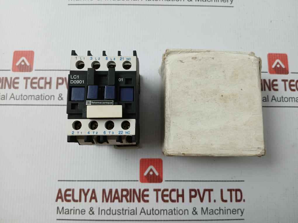Contactor 20A 690V 50/60 Hz Telemecanique Lc1 D0901