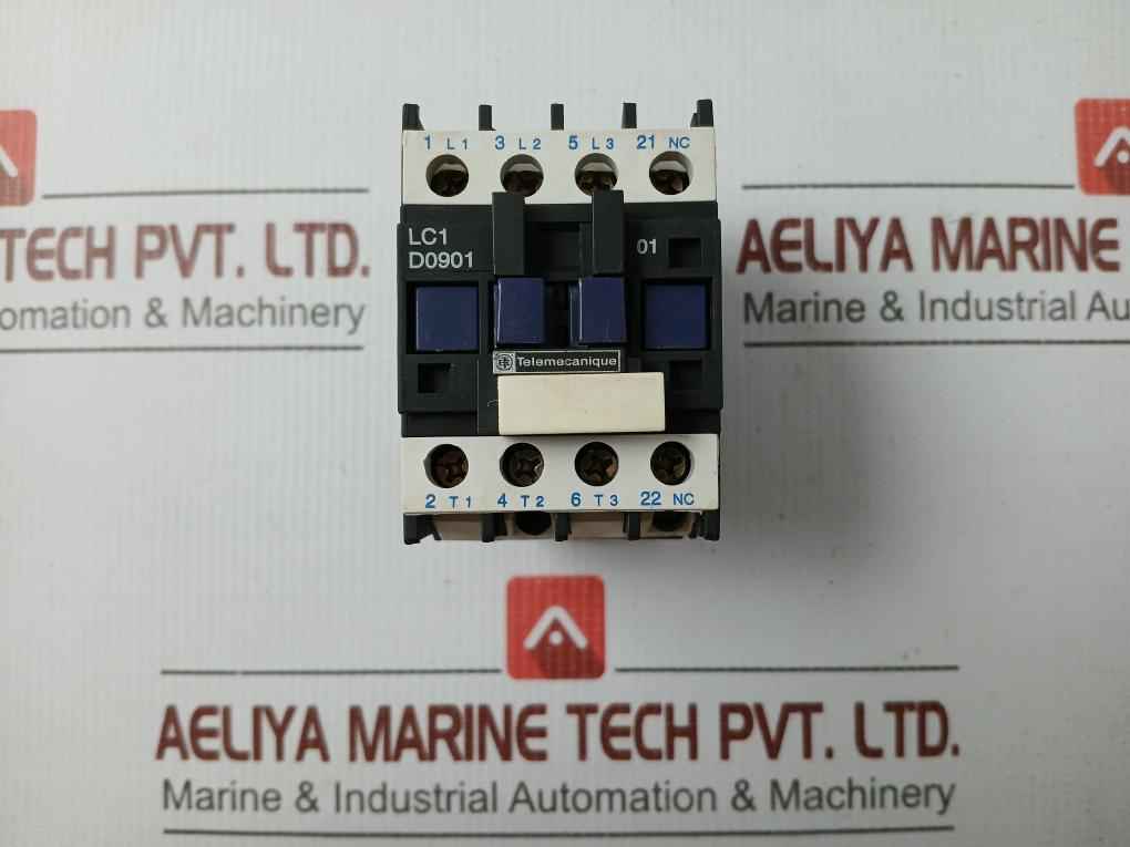Contactor 20A 690V 50/60 Hz Telemecanique Lc1 D0901