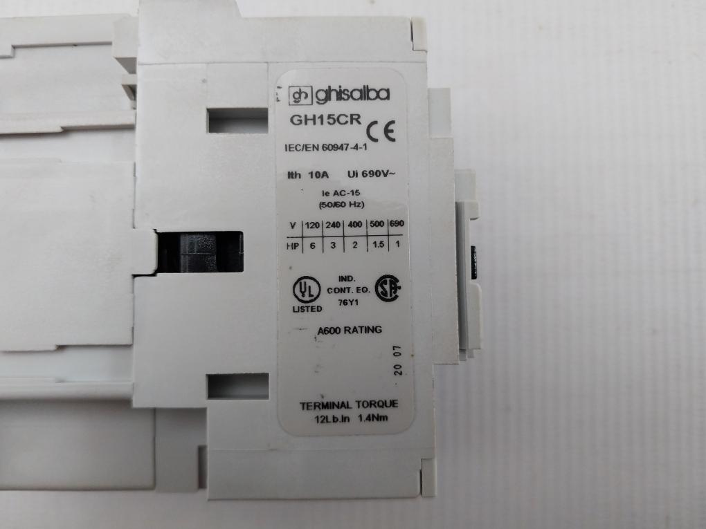 Contactor Relay Gh15Cr Ghisalba 690V/10A