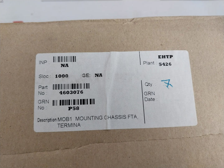Conteg 4603076 Mob1 Fta Terminals Mounting Chassis P58 5029602011