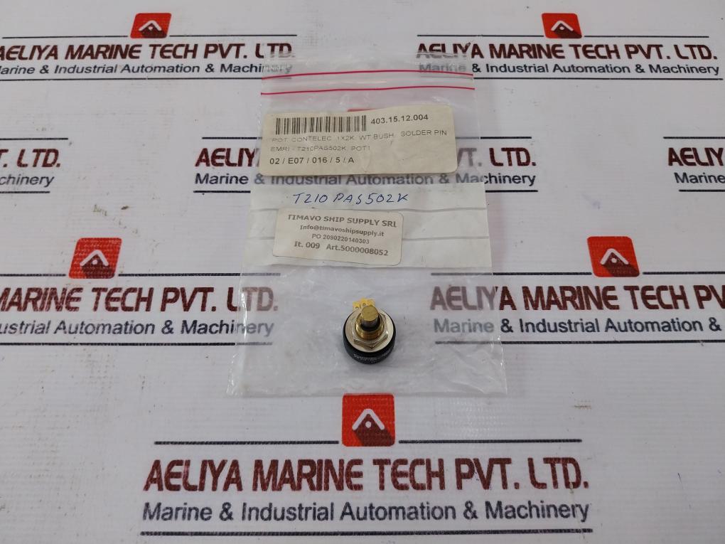 Contelec Pd 210-2Ko/J Precision Potentiometer 1X2K Wt Bush Solder Pin