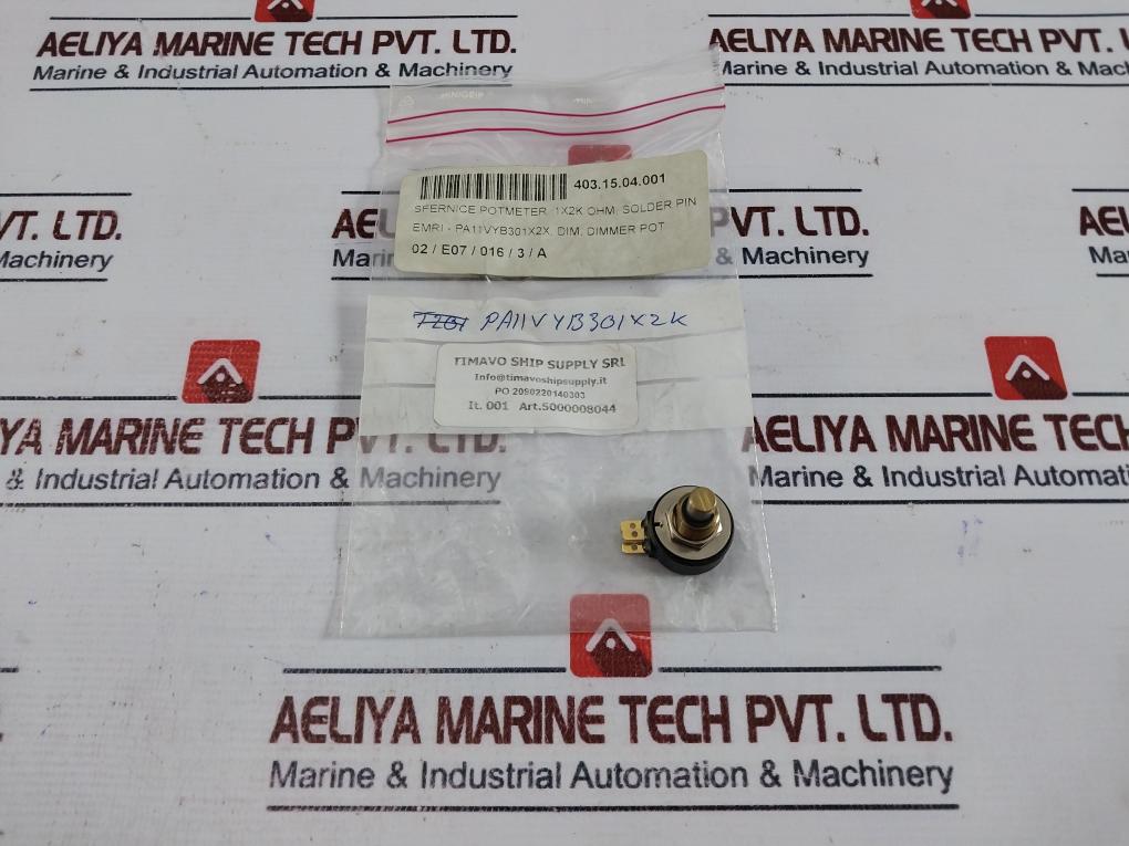 Contelec Pd 210-2ko/j Potentiometer 1x2k Ohm Solder Pin