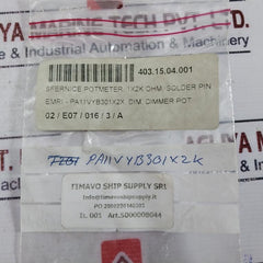 Contelec Pd 210-2ko/j Potentiometer 1x2k Ohm Solder Pin