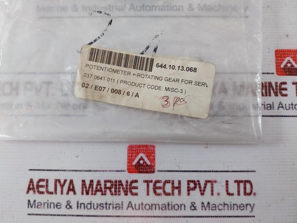 Sauter 0370644002 Potentiometer + Rotating Gear Pd2 210-130R/5Ko 4Fm