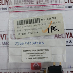CONTELEC PD2 210-4FM Potentiometer Wt Bush Solder Pin T210PAS502KG