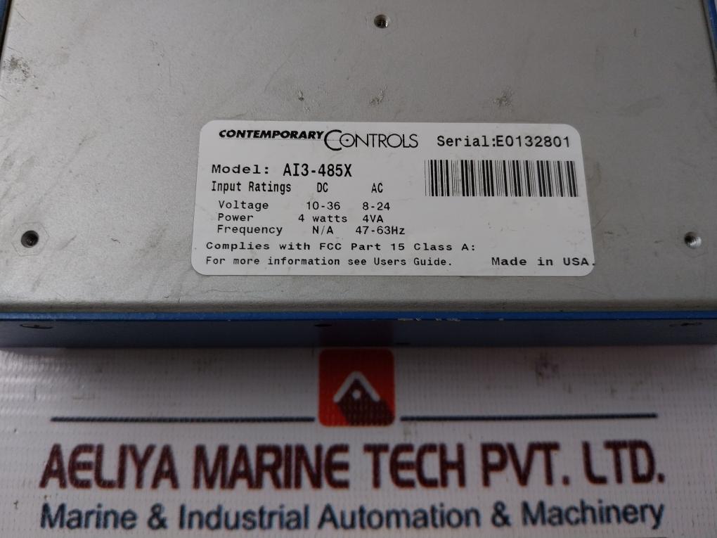 Contemporary Controls AI3-485X Repeater AC 47-63Hz