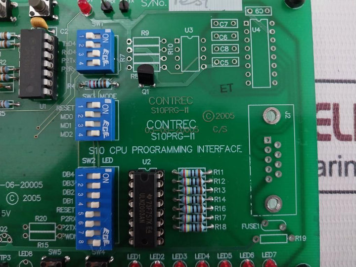 Contrec S10Prg-i1 S10 Cpu Programming Interface