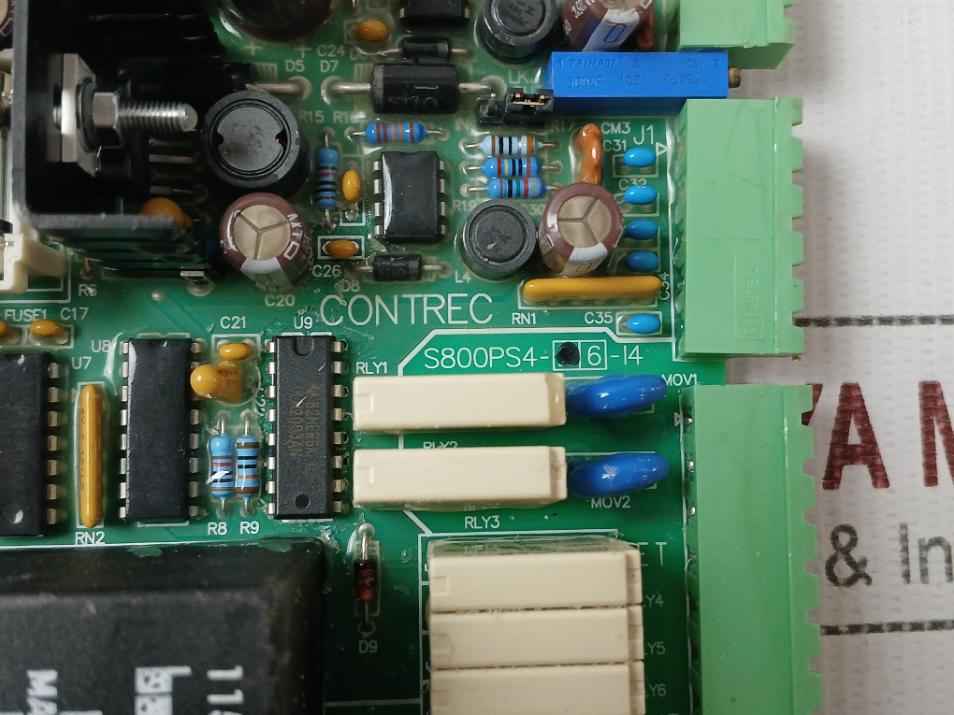 Contrec S800ps4-6-i4 Power Supply Board 30va/50-60hz Ta70°c/b
