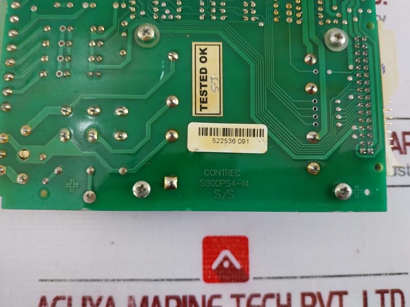 Contrec S800Ps4-6-i4 Power Supply Board Ui 39/21 115V 50/60Hz