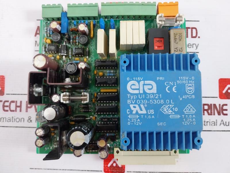 Contrec S800Ps4-6-i4 Power Supply Board Ui 39/21 115V 50/60Hz
