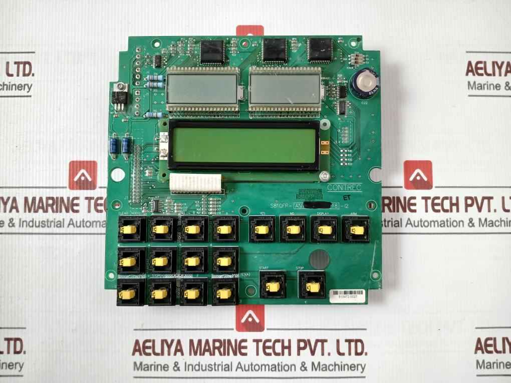 Contrec S810Fp-an 18-i2 Pcb For Preset Controller Dmc16230Ny Rev A