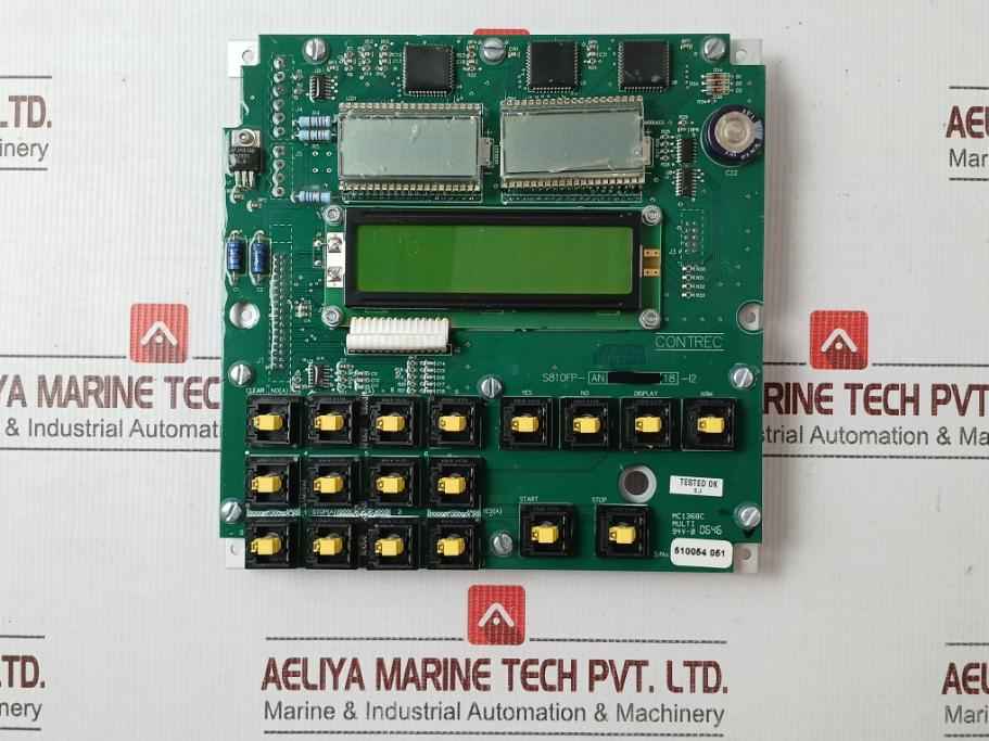 Contrec S810fp-an 18-i2 Pcb For Preset Controller Mc1368c