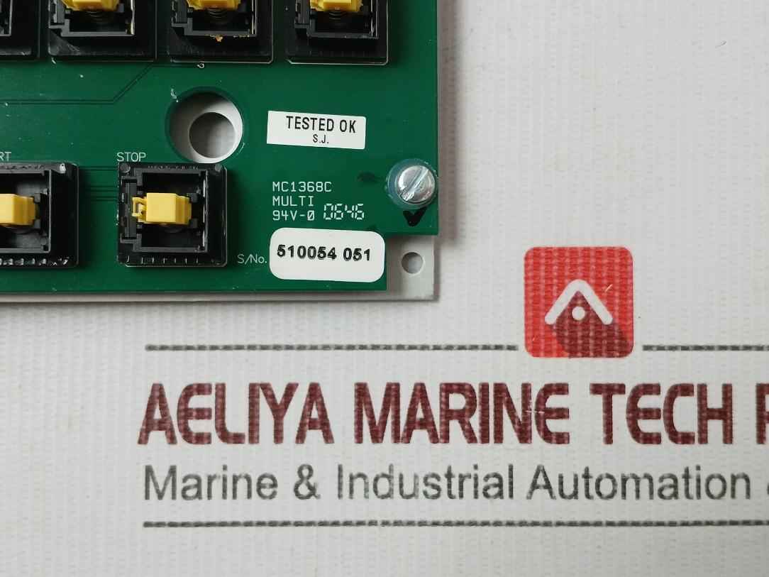 Contrec S810fp-an 18-i2 Pcb For Preset Controller Mc1368c