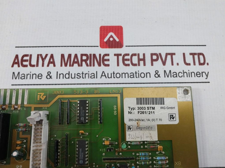 Control Board 3003 Stm 200-240Vac Irg