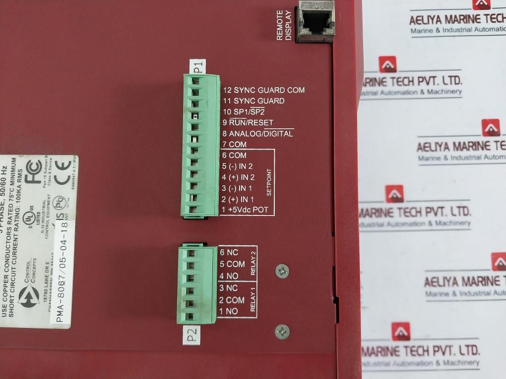 Control Concepts FUSION-ZC-2-5500-N-0000-0000 SCR Power Controller