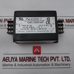 Ic+202 Active Tracking Filter 240 Vac, 50/60 Hz, 2.5A Control Concepts 530 Gm