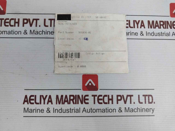 Control Flow 966036-02 Compensator Retainer 30140442
