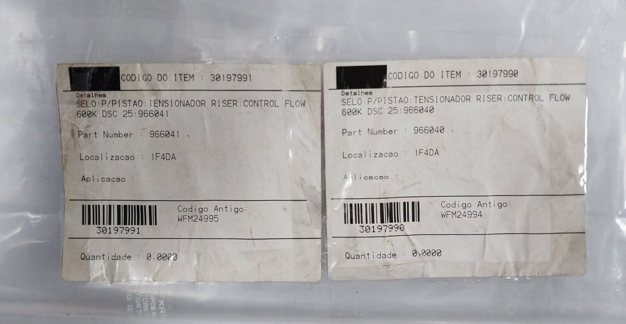 Control Flow 966040 Piston Seal For Riser Tensioner Set