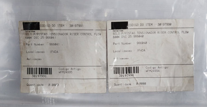 Control Flow 966040 Piston Seal For Riser Tensioner Set