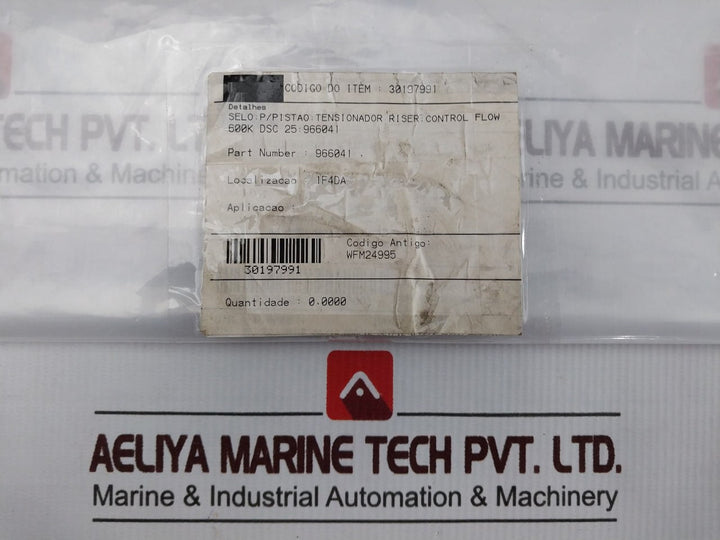 Control Flow 966041 Seal Ring Set For Piston Riser Tensioner