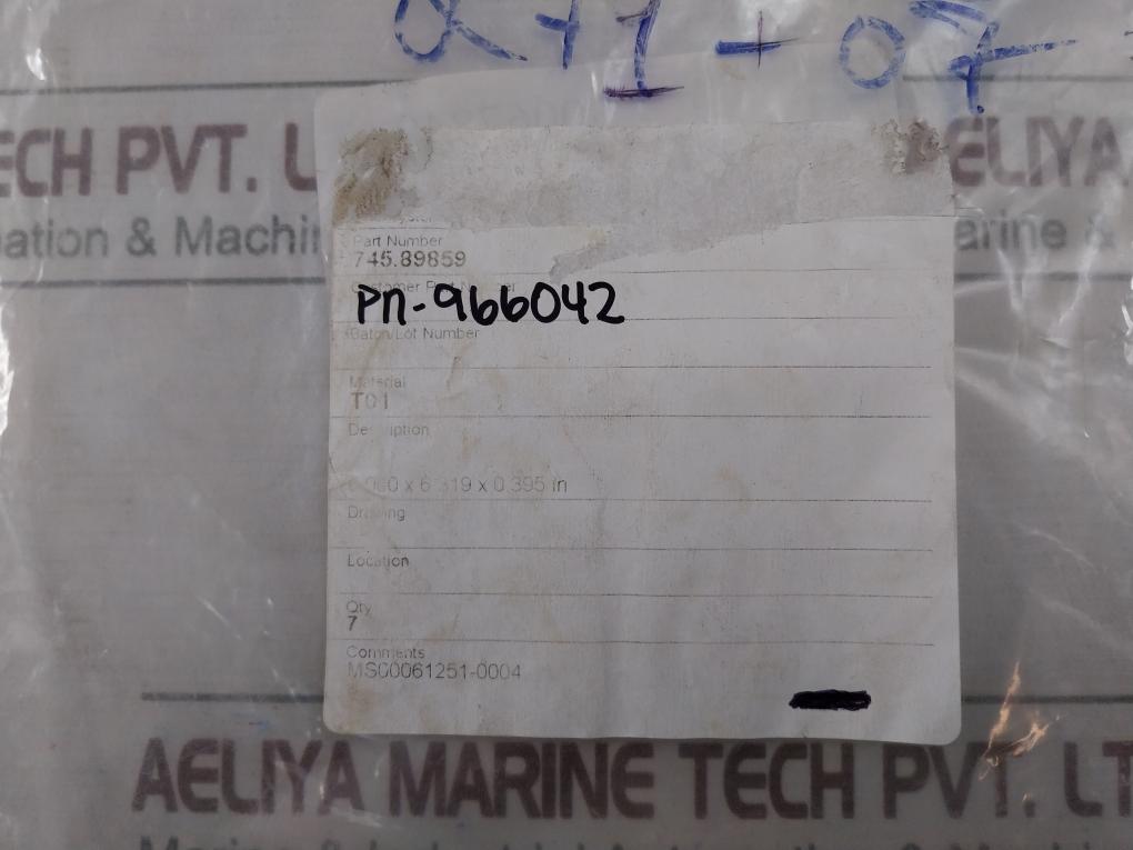 Control Flow 966042 Movement Compensator Ring 600K-25 Dsc Seal