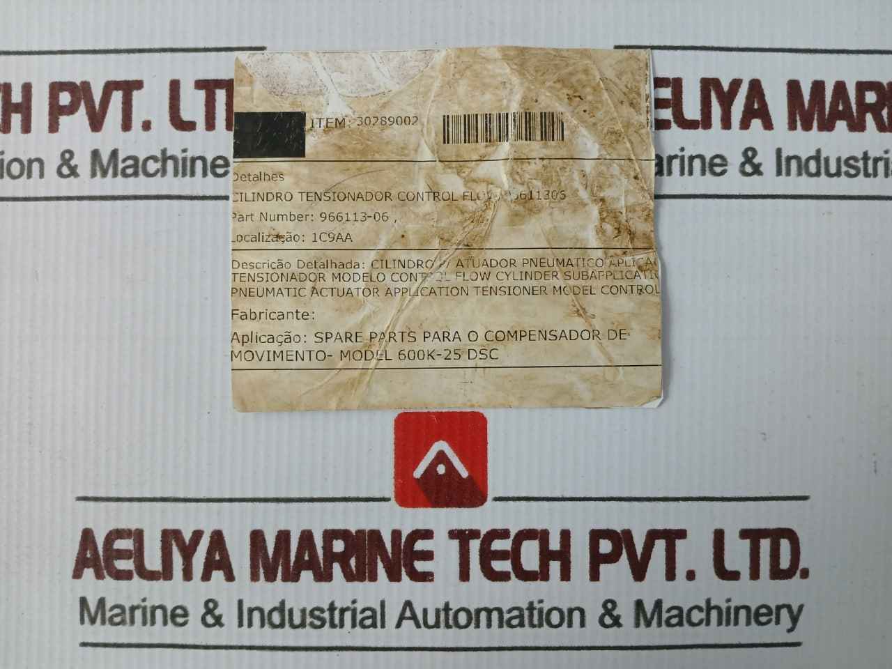 Control Flow 966113-06 Tensioning Cylinder 600K-25 Dsc