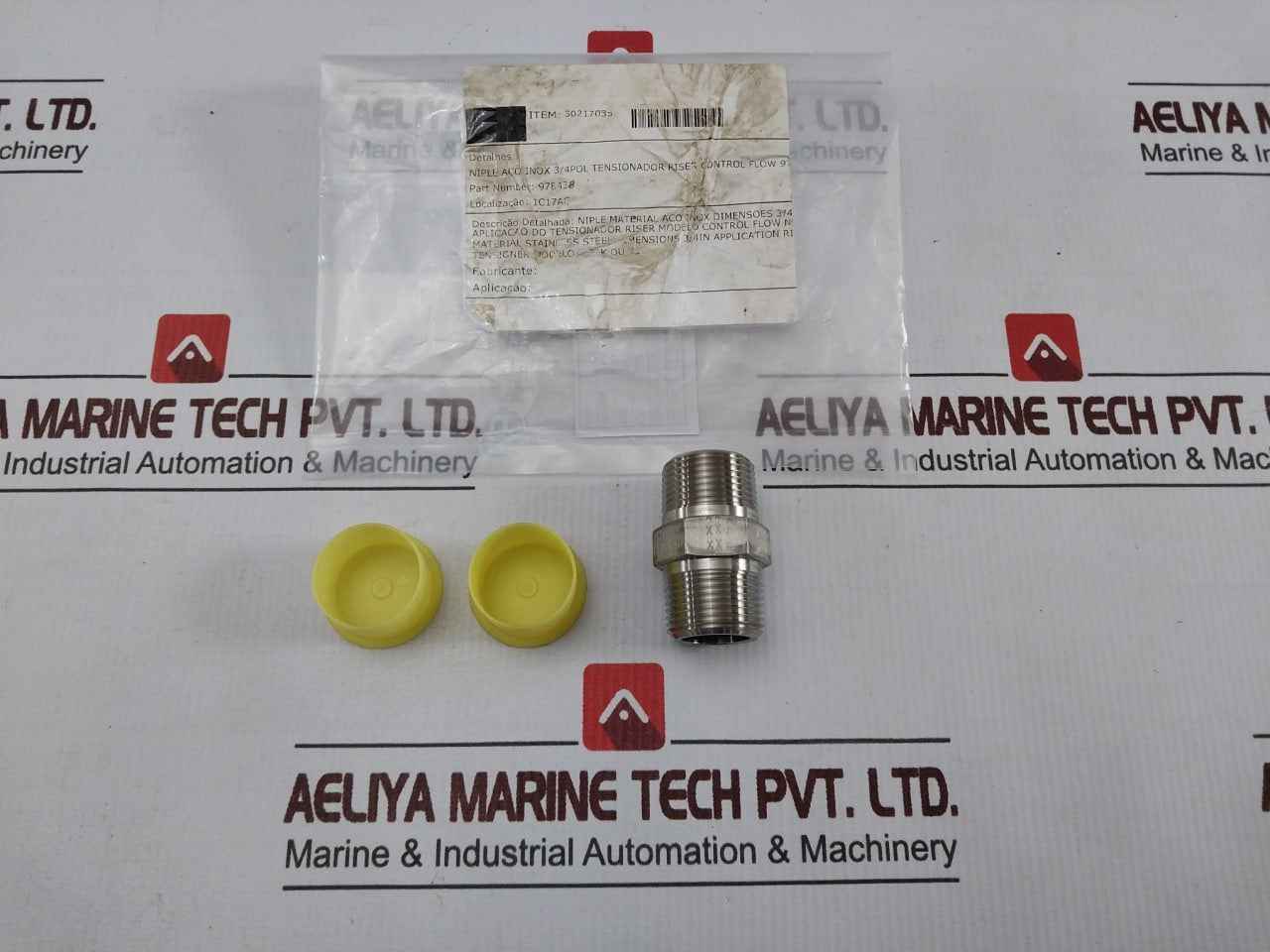 Control Flow 978438 Hex Nipple 3/4 Npt,Ss43