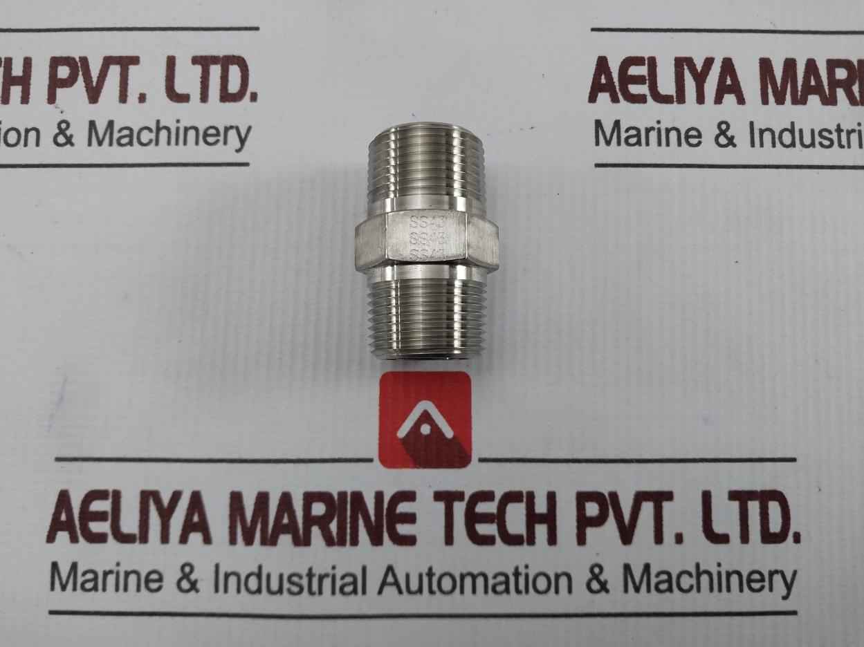 Control Flow 978438 Hex Nipple 3/4 Npt,Ss43
