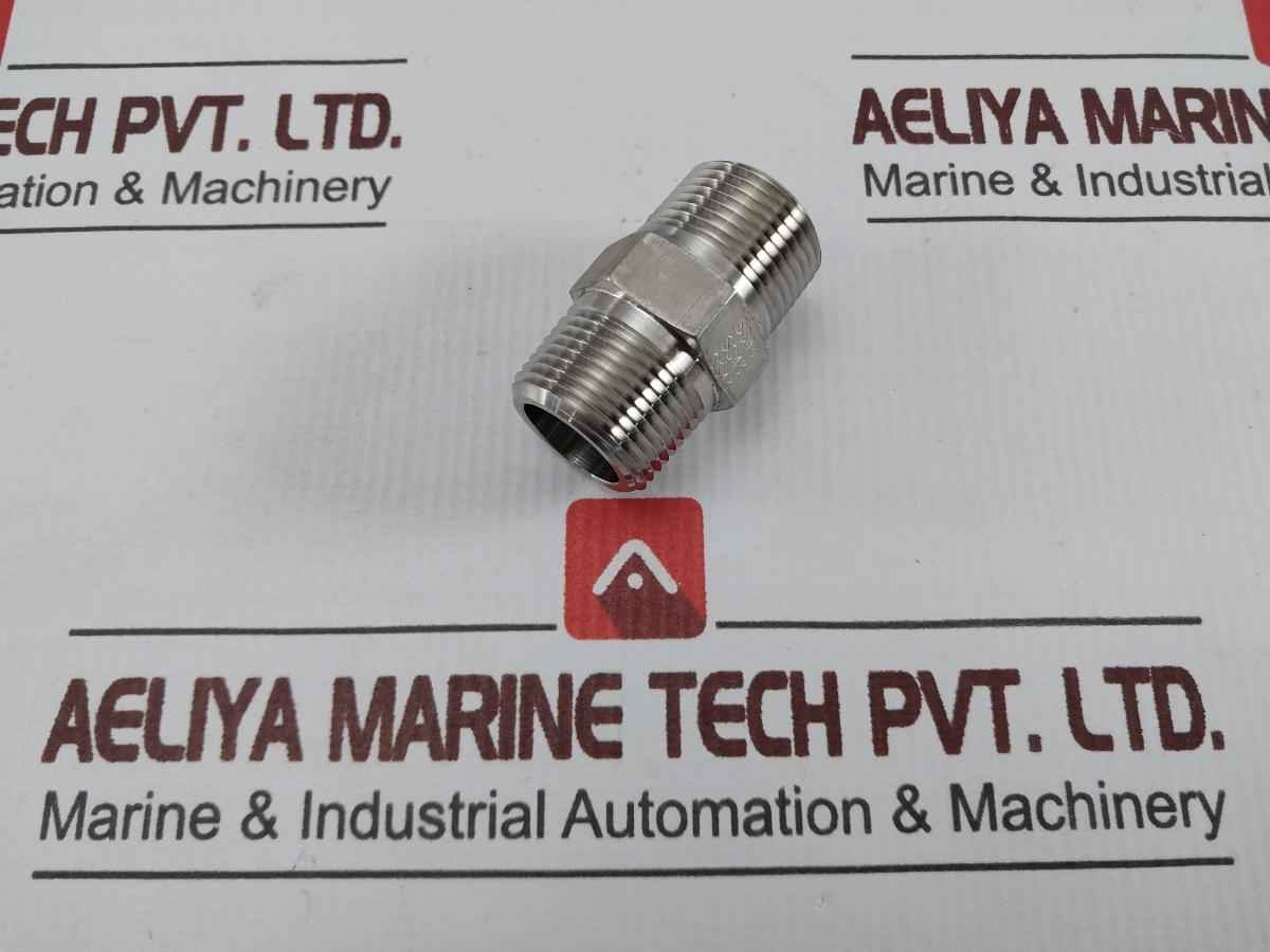 Control Flow 978438 Hex Nipple 3/4 Npt,Ss43