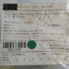 Control Flow 978438 Riser Tensioner 30217035