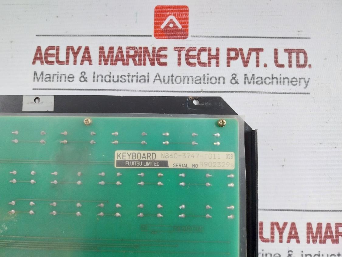 Control Panel Keyboard Part No. N860-3747-t011 Fujitsu