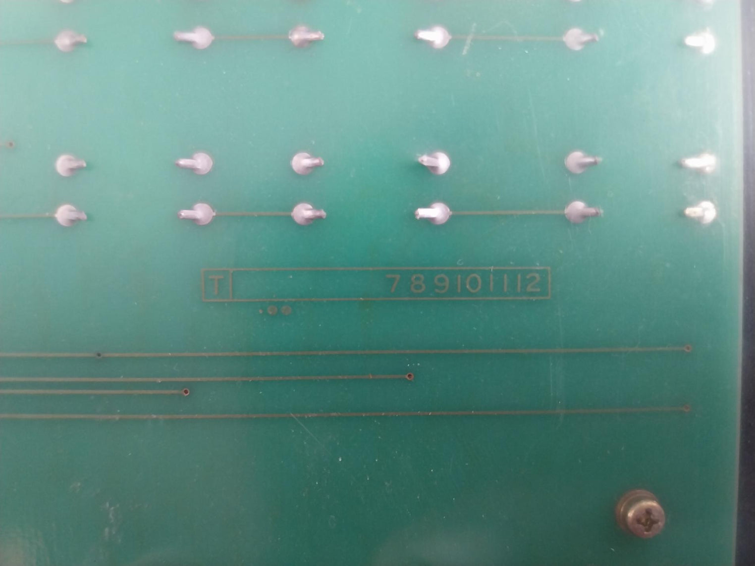 Control Panel Keyboard Part No. N860-3747-t011 Fujitsu