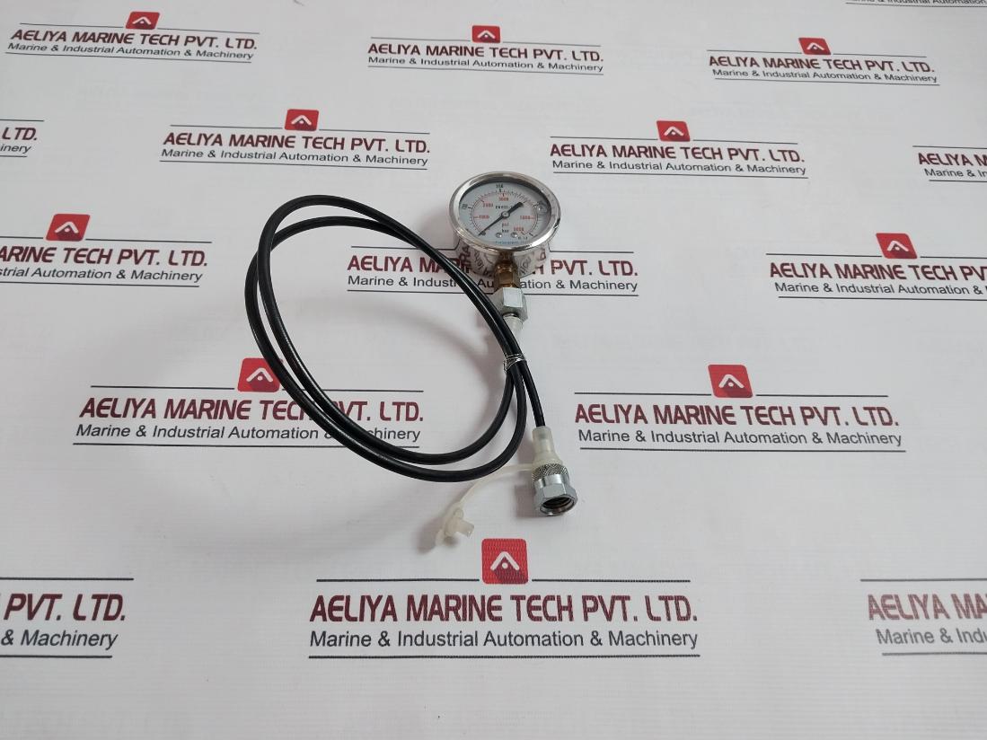 Control Process 0-400 Bar Pressure Gauge 0-6000 Psi En 837-1