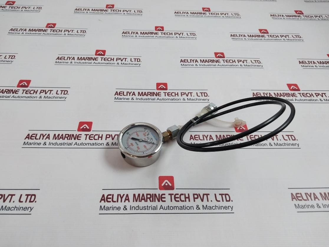 Control Process 0-400 Bar Pressure Gauge 0-6000 Psi En 837-1