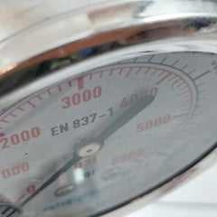 Control Process 0-400 Bar Pressure Gauge 0-6000 Psi En 837-1