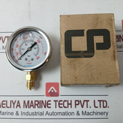Control Process Mirg63G1/4-0/1-b/Lh/Lsgh Stainless Steel Pressure Gauge 0-1 Bar
