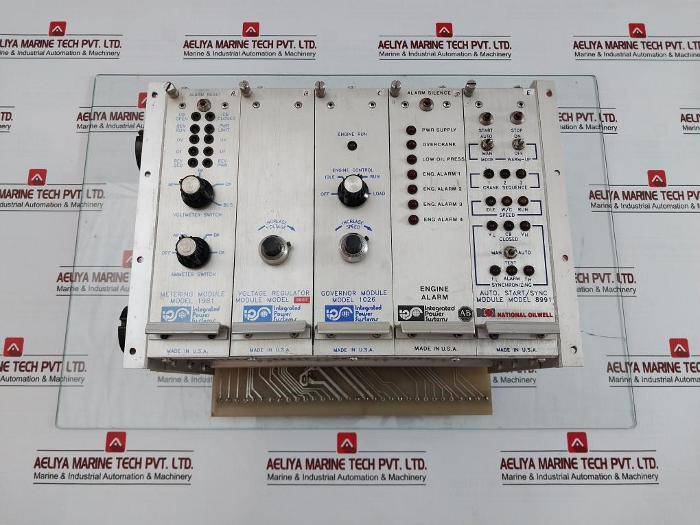 Control Rack Module 9603, 1026, 8991 Rev. E 1981 Integrated Power Systems