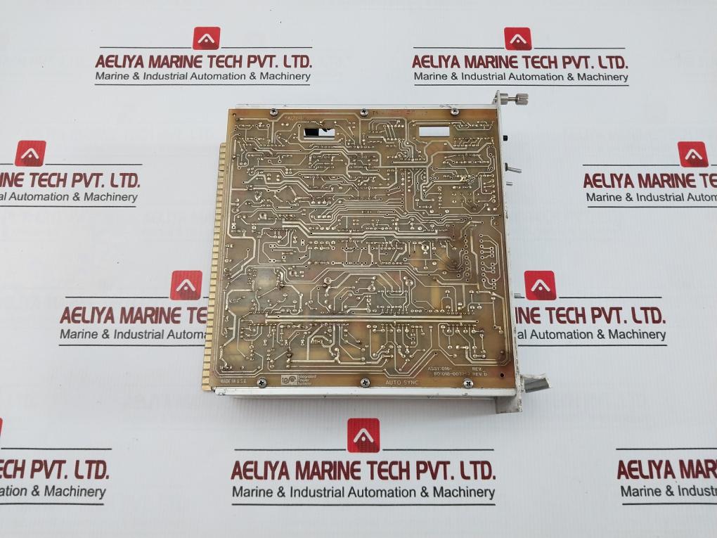 Control Rack Module 9603, 1026, 8991 Rev. E 1981 Integrated Power Systems