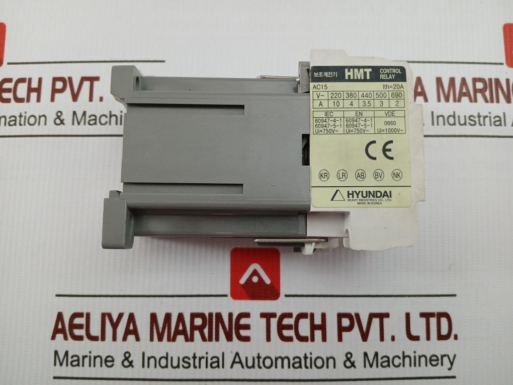 Control Relay 110V Hyundai Hmt 31