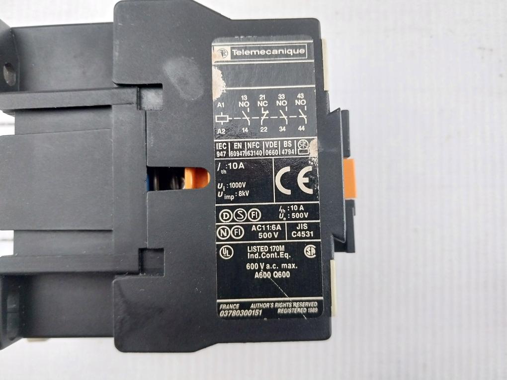 Control Relay Ca2 Dn31 M7 Telemecanique 1000V/10A