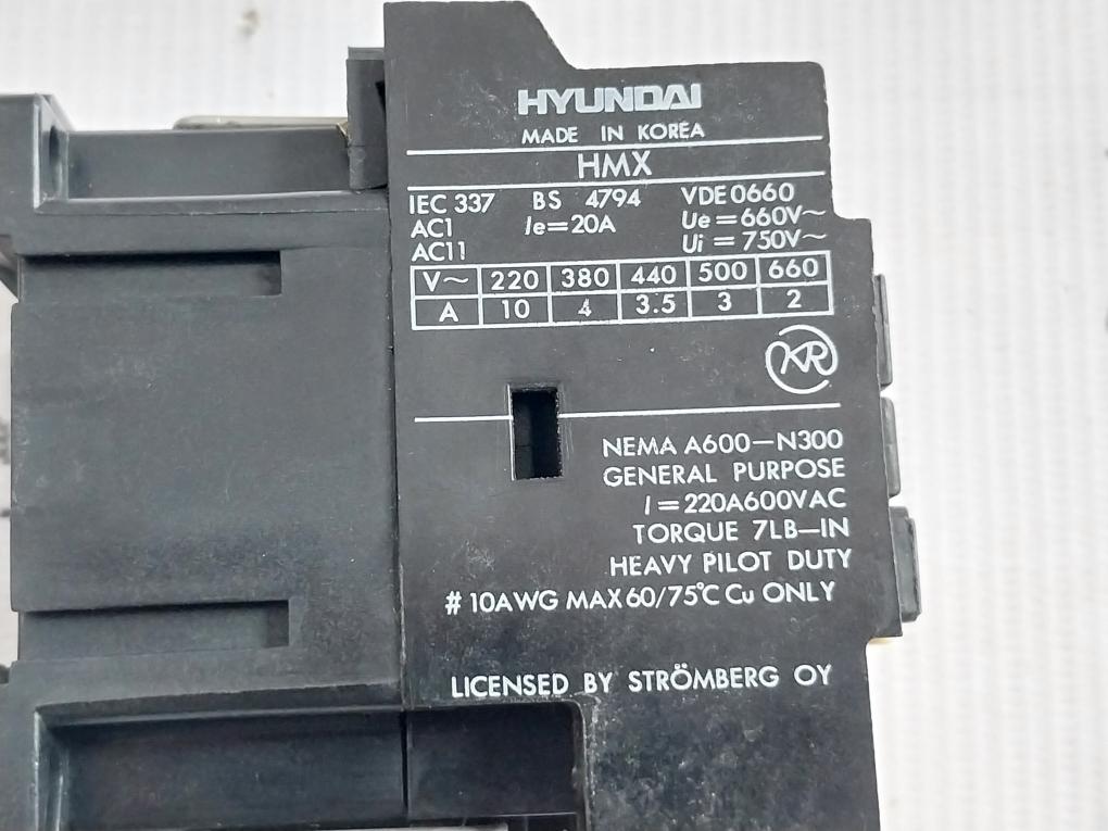 Control Relay Hmx 31 Hyundai 200...220V 60Hz