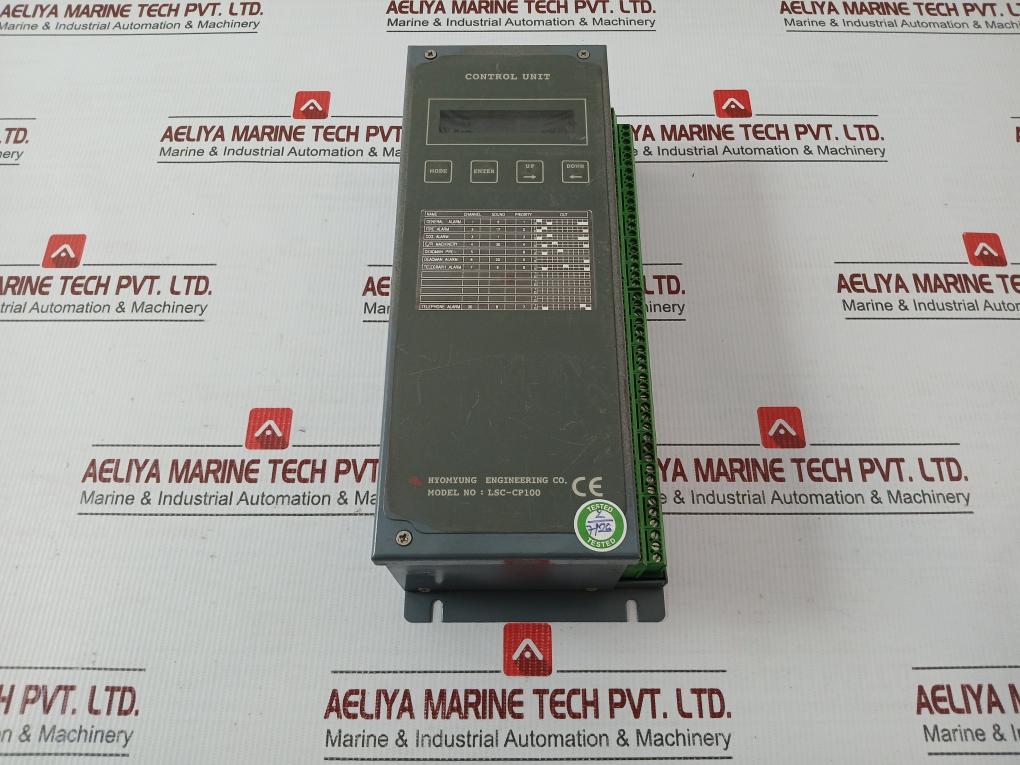 Control Unit Lsc-cp100 Hyomyung Engineering 24Vdc
