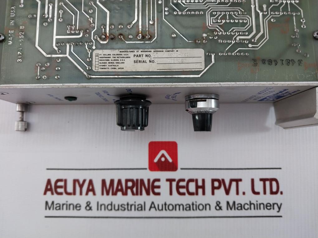 Control Rack Module 9603, 1026, 8991 Rev. E 1981 Integrated Power Systems