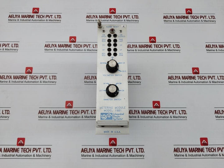 Control Rack Module 9603, 1026, 8991 Rev. E 1981 Integrated Power Systems