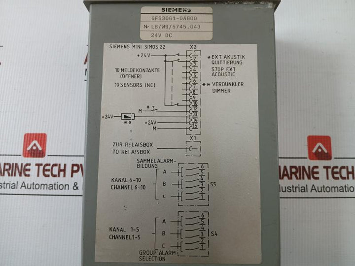 Controller Module Mini-simos 22 Siemens 24V