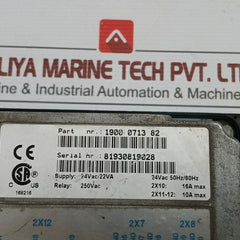 Controller Panel 1900 0713 82 Brand Atlas Copco 50/60Hz Supply - 24Vac/22Va